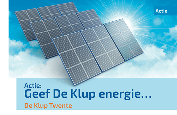 Geef De Klup energie en adopteer een zonnepaneel